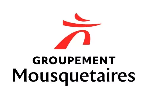 Le logo du Groupement Les Mousquetaires